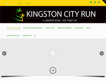 Tablet Screenshot of kingstoncityrun.com